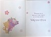 Auntie Mother's Day Card - Cute Cat with Bunch Flowers & Lilac Foil 7.75x5.25"