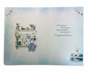Birth of Baby Boy Card - Nursery Shelves with Bunting and Glitter 7.75" x 5.25"