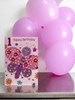 Age 1 Birthday Card - 1st Birthday Pink Lilac Butterfly Silver Glitter 7.75x5.25