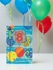 Age 8 Boy Birthday Card - 8th Birthday Bright Balloons & Silver Foil 7.75x5.25"