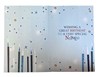 Nephew Birthday Card - Blue and Green Candles with Bronze Foil 7.75x5.25"