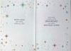 Grandad Birthday Card - Blue Green Yellow Writing & Stars Gold Foil 7.5x5.25"
