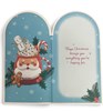 To All of You Christmas Card - Red Santa Mug Gingerbread & 3d attachment 9x4.75"