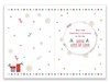Nephew Christmas Card - Blue with Red Green Gold Writing & Foil 7.5x5.25"