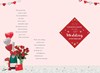 ICG Ruby 40th Wedding Anniversary Card - Champagne Roses & Hearts 9x6"