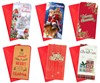 Pack Of 6 Christmas Money Wallet Gift Cards & Envelopes - Traditional