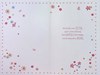 Sister Birthday Card - Cute Bears with Flowers Butterflies and Silver Foil 9x6"