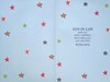Son-in-Law Birthday Card - Blue Background Bright Writing & Stars Gold Foil 9x6"