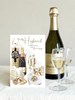 Husband Wedding Anniversary Card - Champagne and Gifts with Gold Foil 9x6"