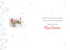 Father-in-law Christmas Card - A Bench & Postbox In The Snow With Foil 9x6.25"