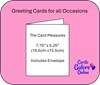 Age 9 Girl Birthday Card - 9th Birthday Pink Cupcake and Candles 7.75x5.25"