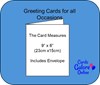 2025 65th Male Birthday Card - 1960 Was A Special Year - Age 65 Blue 9x6