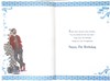 Grandson 21st Birthday Card & Badge - Age 21 Man with Phone Gym Bag & Foil 9x6"