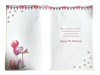 Granddaughter 14th Birthday Card & Badge - Age 14 Table Chair Balloons 9x6"