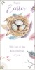 Pack of 12 Mixed Easter Cards 4 Designs - Animals Hot Cross Buns Eggs in Nest