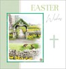 Pack of 8 Religious Blessings Easter Cards 2 Designs - Scenic Spring Church
