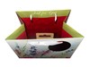 Medium Floral Gift Bag - Poppies and Wild Flowers with Foil Finish 10x8"