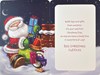 Daughter's 1st Christmas Card - Santa, Gifts & Chimney, with Foil 9x6"