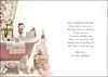 Jonny Javelin Granddaughter Birthday Card - Vintage Bathtub, Champagne 9" x 6.25
