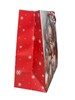 Set of 2 Midi Jumbo Christmas Gift Bags Ribbon Handle Tag - Santa & Reindeer