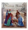 Pack of 12 Religious Square Christmas Cards - Three Kings Nativity Blessings
