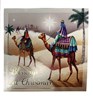 Pack of 12 Religious Square Christmas Cards - Three Kings Nativity Blessings