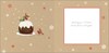 Box Of 12 Scenic Premium Inserted Christmas Cards - Robins & Xmas Pudding