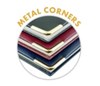 2026 A4 Week To View Padded Hardback Desk Diary with Metal Corners - Red
