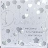 Multi Pack 36 Diamond 60th Wedding Anniversary Party Card Invitation & Envelopes