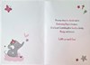 Great Granddaughter Christening Card - Elephant with Balloons Glitter Foil 9x6"