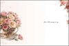 Jonny Javelin Thinking of You Card - Flowers in Teacup 7.25" x 5.5"