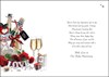 Husband Ruby 40th Wedding Anniversary Card - Champagne Bucket 9x6.25"