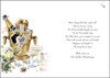 Husband Golden 50th Wedding Anniversary Card - Champagne Bucket 9x6.25"