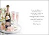 Jonny Javelin Wife Wedding Anniversary Card - Pink Champagne Silver Foil 9x6.25