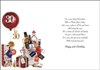 Grandson 30th Birthday Card - Ice Bucket Balloon Silver Foil 9x6.25"