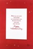 Boyfriend Valentine's Day Card - Brown Bear, Balloon, Hearts & Kisses 9" x 6"