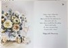 Jonny Javelin Pearl 30th Wedding Anniversary Card -Flowers & Champagne Glasses