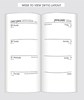2026 Slim Week To View Floral Hardback Fashion Diary - Pink Floral