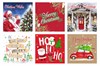 Bumper Box of 30 Mixed Cute Traditional Christmas Cards - 6 Designs Per Pack
