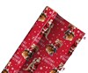 8m (2x4m) Traditional Christmas Gift Wrap Paper Roll- Red Santa Father Christmas