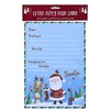 Father Christmas Wish List Pack of 2 Letters To Santa & 2 Reply's From Santa
