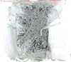 Christmas Hamper Dressing Kit - Shredded Tissue Pull Bow Tag Cellophane - Silver