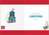 Great-Grandson Christmas Card - Fun and Magic with red  Foil 7.5x5.25"