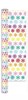 8m (2x4m) Modern Christmas Gift Wrapping Paper Roll White Coloured Snowflakes