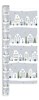 12m (3x4m) Christmas Gift Wrapping Paper - White Green Nordic Trees Houses