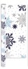 12m (3x4m) Christmas Gift Wrapping Paper - Navy Blue Silver and White