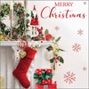 Box of 24 Scenic Foiled Christmas Cards - 2 Designs - Stocking & Xmas Tree