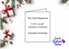 Grandson & Partner Christmas Card - Bears in Santa Hats & Gold Foil 7.5x5.5
