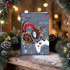Jonny Javelin Grandson Christmas Card - Headphones & Controller Gold Foil 9x6.25