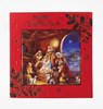 Pack of 12 Religious Square Christmas Cards with Gold Foil - Nativity Scene